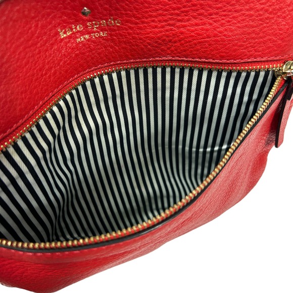 Kate Spade Red Leather Crossbody Bag - Picture 4 of 12